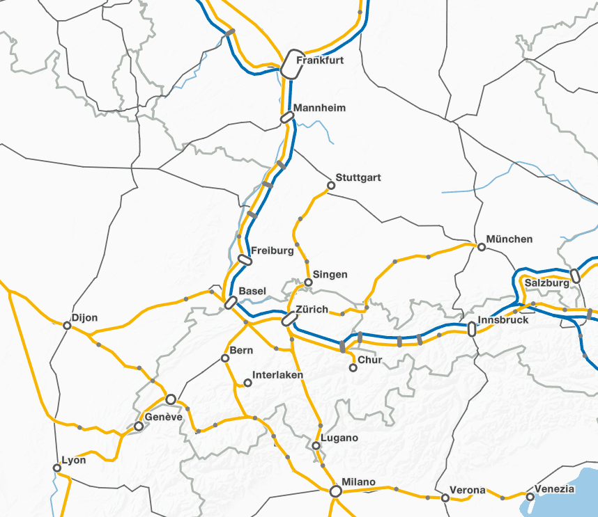 Direct Connections Europe - new Line Network Map Teaser