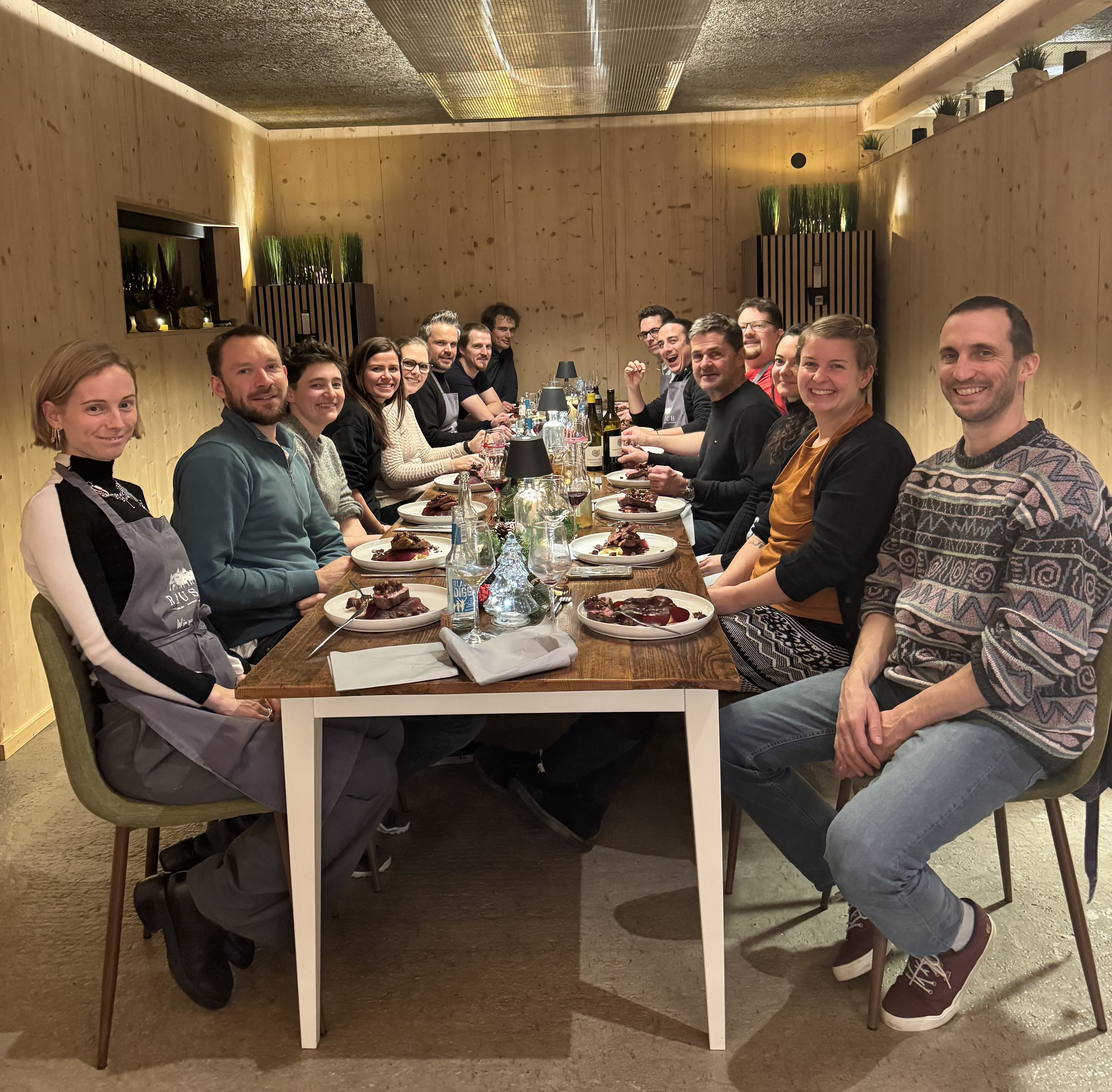 Eating together, watching together. We wish you happy holidays! Cover