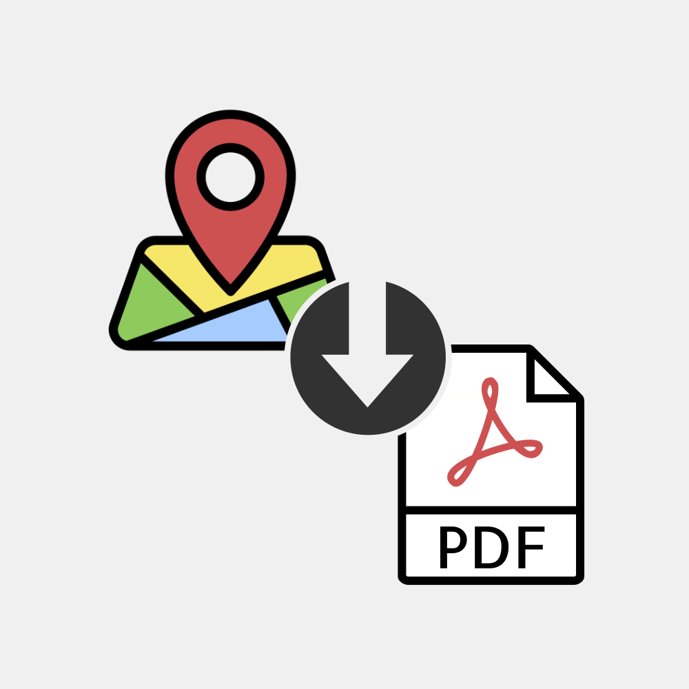 Webkarten als PDF exportieren und drucken Cover