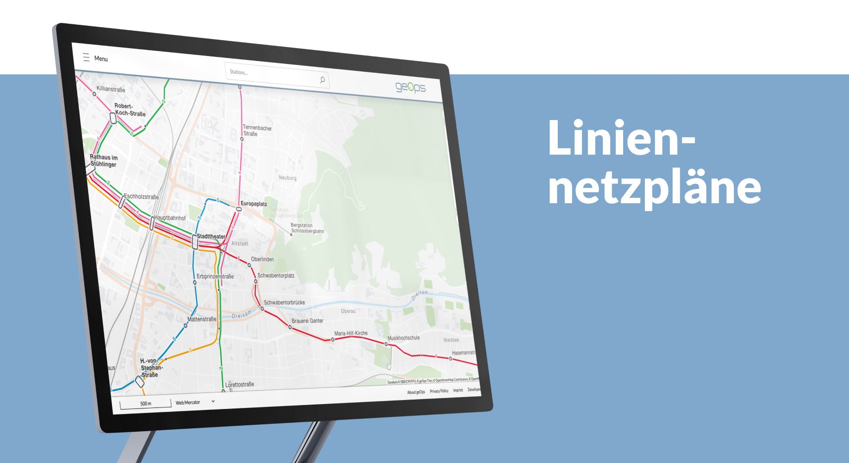 Public transport network plans